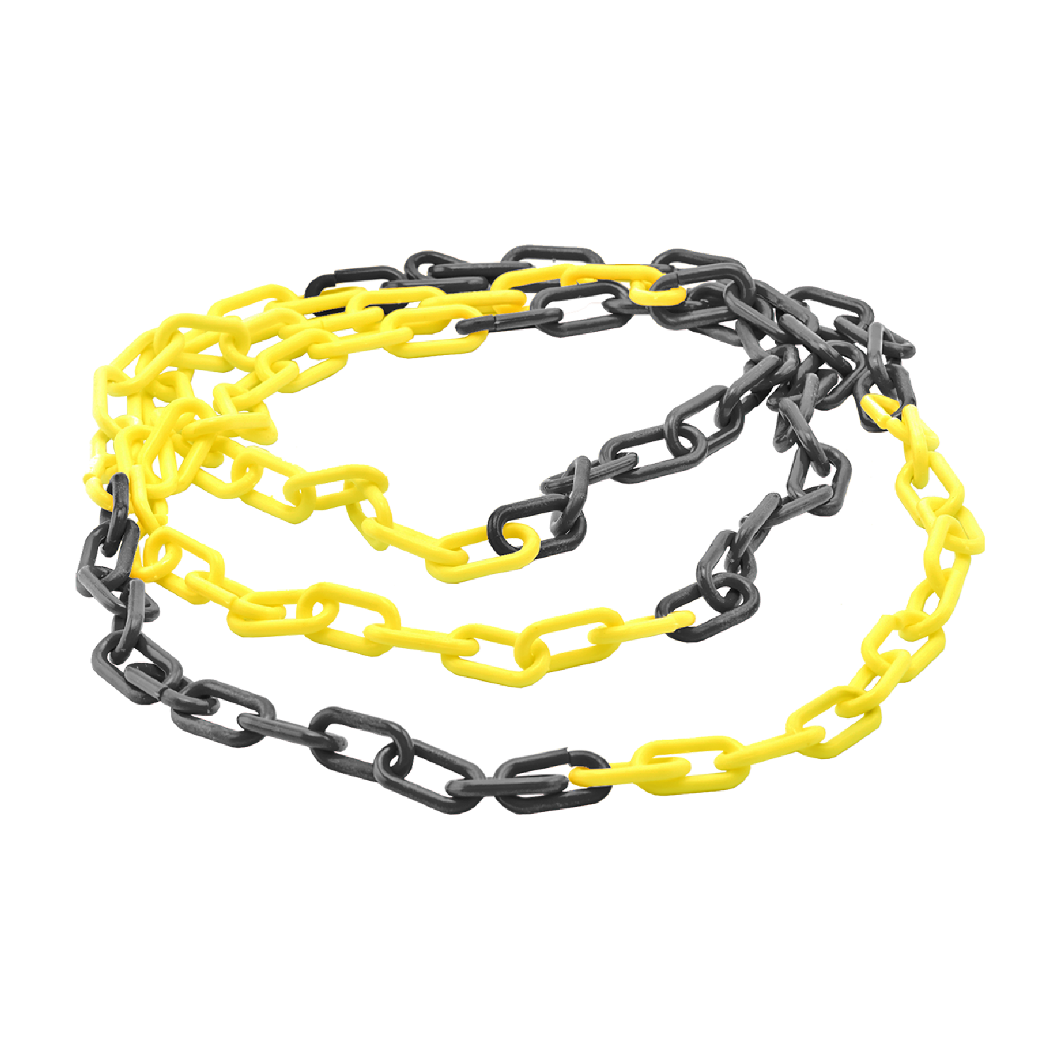 MFK 6668/SS PLASTİK ZİNCİR SARI SİYAH 8 MM